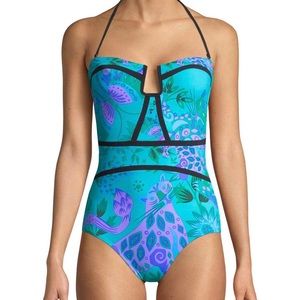 NWT Nanette Lepore Jaguar One Piece Swimsuit